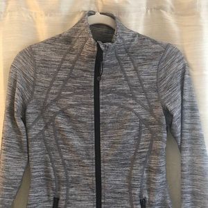 Space-dyed gray Lulu Define jacket